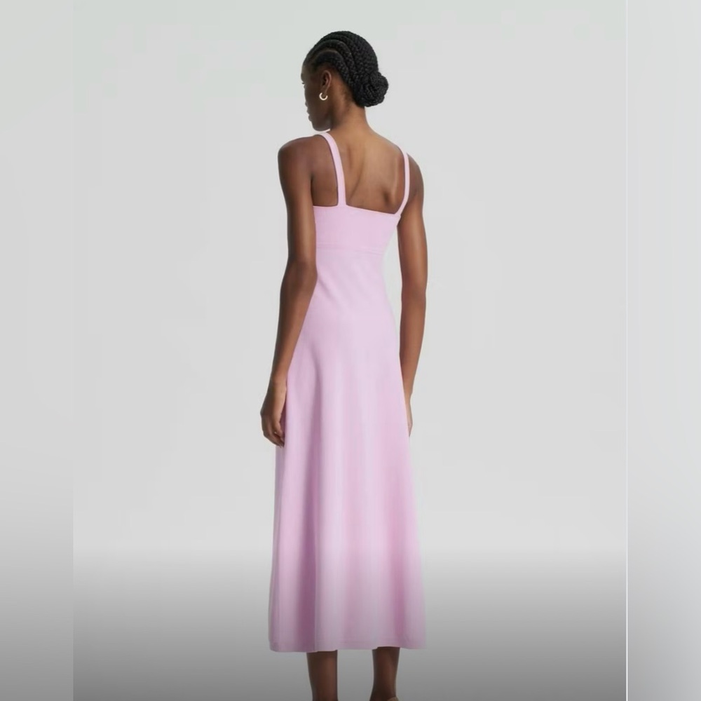 Crepe Knit Squareneck Dress - Picture 4 of 5